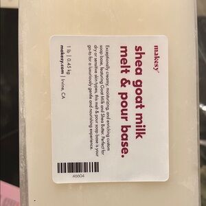 Shea Goat Milk Melt & Pour Base